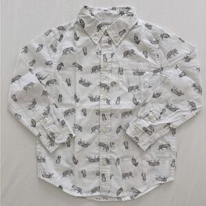 Janie and Jack Animal Print Shirt